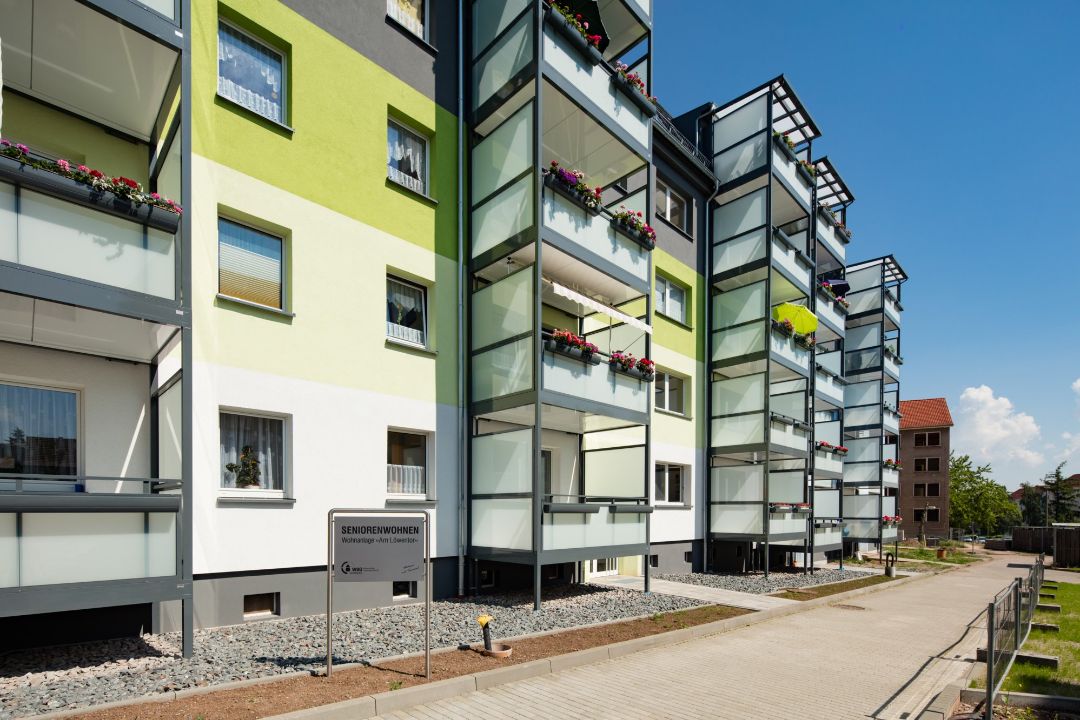 Farbkonzept Mehrfamilienhaus Block Plattenbau 08 MP WBS 70 Bleicherode WBG Südharz Nordhausen, Architekt Michael Flagmeyer