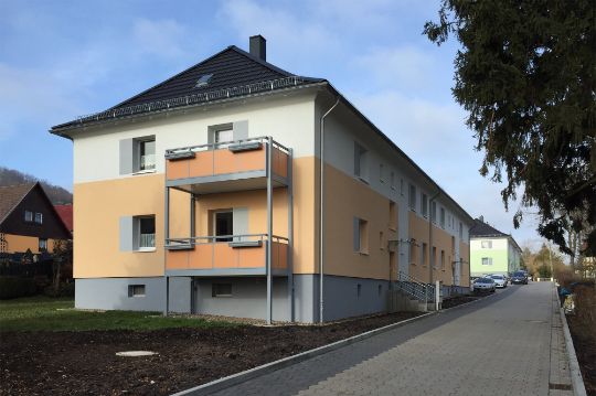Farbkonzept Mehrfamilienhaus Bleicherode, Architekt Michael Flagmeyer