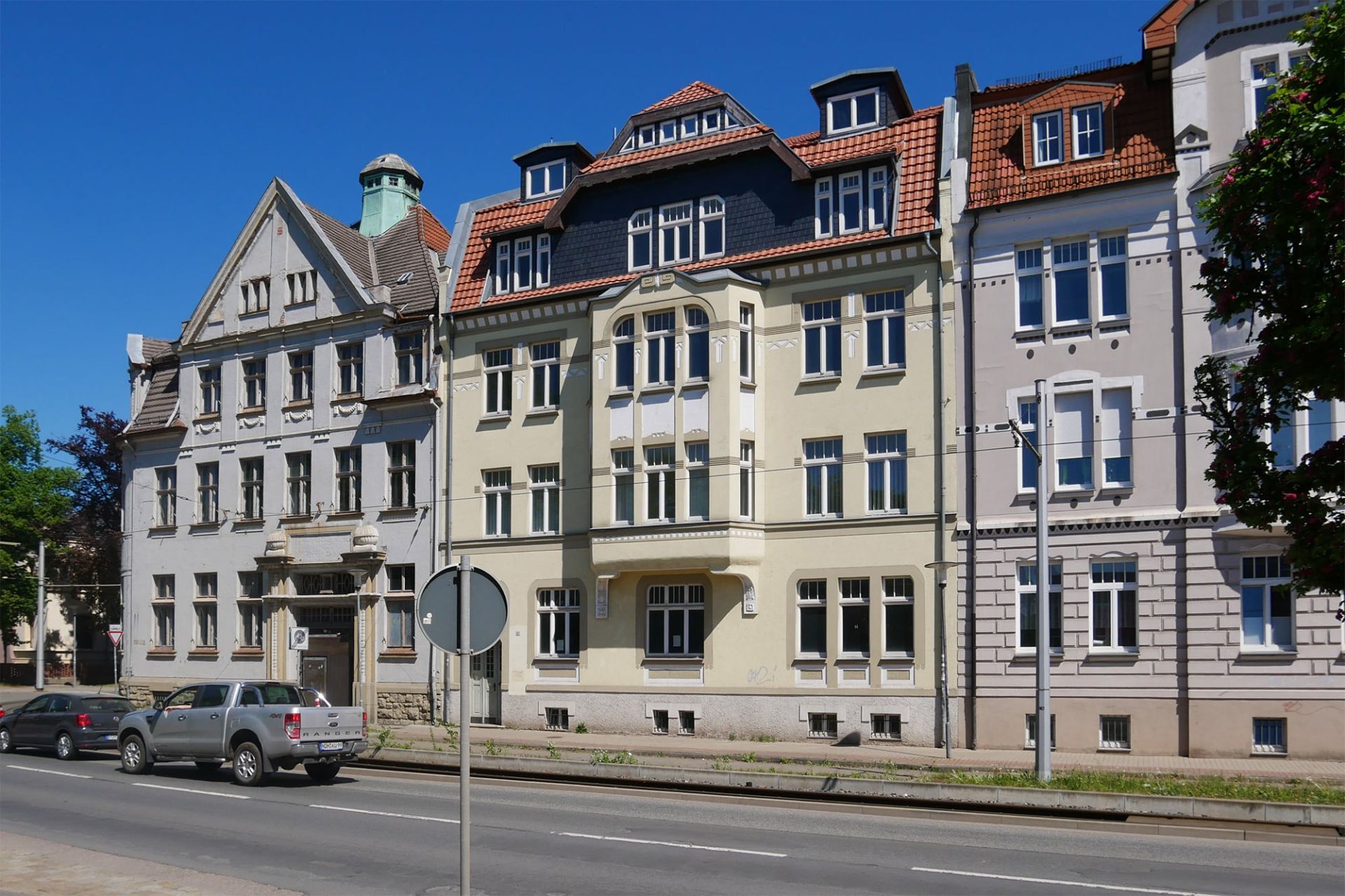 Umnutzung und Modernisierung Bürogebäude Grimmelallee Nordhausen, Architekt Michael Flagmeyer