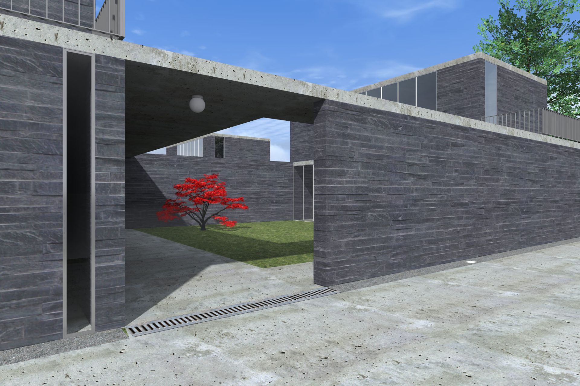 Teppichsiedlung Hofhaus Rostock, Architekt Michael Flagmeyer